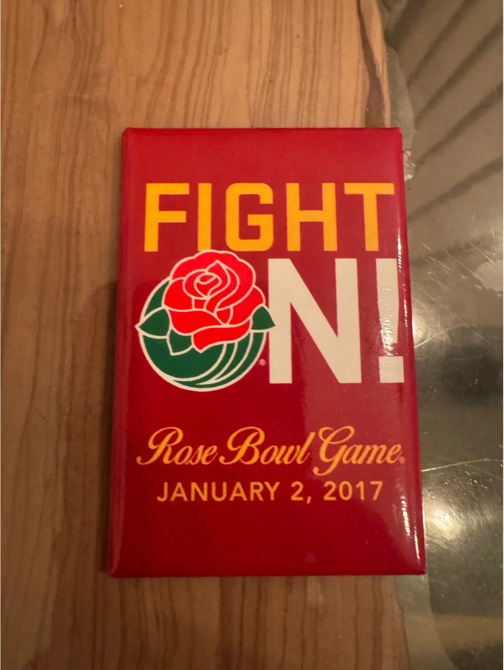 Fight On! USC Rose Bowl January 2, 2017 Collectible Magnet